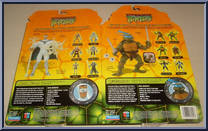 Leonardo / Silver Sentry from Teenage Mutant Ninja Turtles - Animated - 2-Packs manufactured by Playmates [Back]