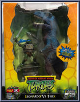 Leonardo Vs. T-Rex from Teenage Mutant Ninja Turtles - Animated - 2-Packs manufactured by Playmates [Front]