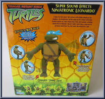 Leonardo from Teenage Mutant Ninja Turtles - Animated - Ninjatronic manufactured by Playmates [Back]