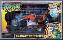 Combat Cruisers: Mike from Teenage Mutant Ninja Turtles - Animated - Vehicles with Figures manufactured by Playmates [Front]
