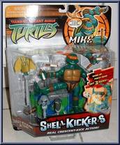 Mike from Teenage Mutant Ninja Turtles - Animated - Shell Kickers manufactured by Playmates [Front]