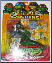 Michelangelo from Teenage Mutant Ninja Turtles - Animated - Turbo Bashers (mini) manufactured by Playmates [Front]