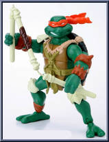 Michaelangelo from Teenage Mutant Ninja Turtles - Animated - Paleo Patrol manufactured by Playmates [Loose]