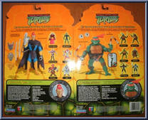 Michelangelo / Ultimate Ninja from Teenage Mutant Ninja Turtles - Animated - 2-Packs manufactured by Playmates [Back]