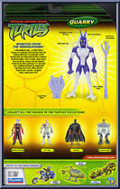 Quarry from Teenage Mutant Ninja Turtles - Animated - Basic Assortment - 2006 manufactured by Playmates [Back]