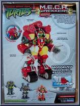 Raphael from Teenage Mutant Ninja Turtles - Animated - M.E.C.H Wrekkers manufactured by Playmates [Back]