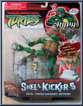 Raph from Teenage Mutant Ninja Turtles - Animated - Shell Kickers manufactured by Playmates [Front]