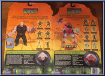 Deep Divin' Raph / Hun from Teenage Mutant Ninja Turtles - Animated - 2-Packs manufactured by Playmates [Back]