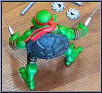 Raphael from Teenage Mutant Ninja Turtles - Animated - Basic Assortment - 2003 manufactured by Playmates [Loose]