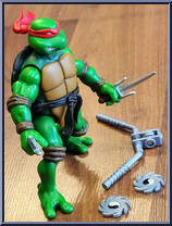Raphael from Teenage Mutant Ninja Turtles - Animated - Basic Assortment - 2003 manufactured by Playmates [Loose]