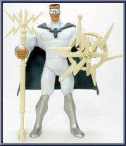 Silver Sentry from Teenage Mutant Ninja Turtles - Animated - Basic Assortment - 2004 manufactured by Playmates [Loose]