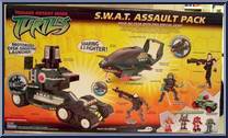 S.W.A.T. Assault Pack (Mike, Dark Shadow Turtlebot, Casey Jones) from Teenage Mutant Ninja Turtles - Animated - Vehicles with Figures manufactured by Playmates [Back]