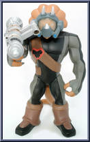 Triceraton Warrior from Teenage Mutant Ninja Turtles - Animated - Basic Assortment - 2004 manufactured by Playmates [Loose]