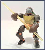 Turtlebot (Bonus DVD) from Teenage Mutant Ninja Turtles - Animated - Bonus DVD Figures - 2004 manufactured by Playmates [Loose]