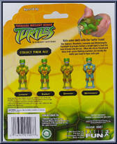 Michelangelo from Teenage Mutant Ninja Turtles - Flashlight Keychains manufactured by Basic Fun [Back]
