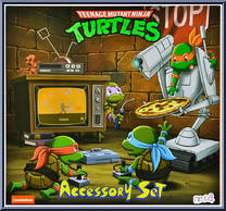 Accessory Set from Teenage Mutant Ninja Turtles - Classic Cartoon - Accessories manufactured by Neca [Front]