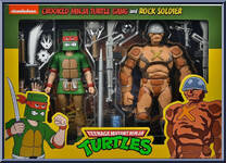 Crooked Ninja Turtle Gang and Rock Soldier from Teenage Mutant Ninja Turtles - Classic Cartoon - Multi-Packs manufactured by Neca [Front]