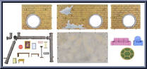 Sewer Lair from Teenage Mutant Ninja Turtles - Classic Cartoon - Accessories manufactured by Neca [Loose]