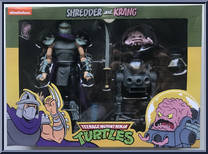 Shredder and Krang from Teenage Mutant Ninja Turtles - Classic Cartoon - Multi-Packs manufactured by Neca [Front]