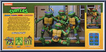 Style Guide Colors (4-Pack) from Teenage Mutant Ninja Turtles - Classic Cartoon - Multi-Packs manufactured by Neca [Back]
