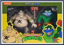 Tattoo and Wyrm from Teenage Mutant Ninja Turtles - Classic Cartoon - Multi-Packs manufactured by Neca [Front]
