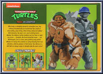 Traag and Granitor from Teenage Mutant Ninja Turtles - Classic Cartoon - Multi-Packs manufactured by Neca [Back]