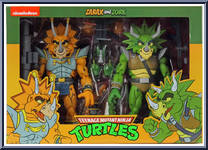 Zarax and Zork from Teenage Mutant Ninja Turtles - Classic Cartoon - Multi-Packs manufactured by Neca [Front]