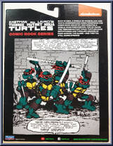 Leonardo from Teenage Mutant Ninja Turtles - Classic Collection - Original Comic Book manufactured by Playmates [Back]