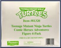 Comic Adventures Heroes Figure 4-Pack from Teenage Mutant Ninja Turtles - Classic Collection - Exclusives manufactured by Playmates [Side]