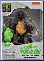 Original Sketch Donatello from Teenage Mutant Ninja Turtles - Classic Collection - 40th Anniversary manufactured by Playmates [Front]