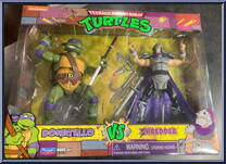 Donatello vs. Shredder from Teenage Mutant Ninja Turtles - Classic Collection - 6" Scale - Multi-Packs manufactured by Playmates [Front]