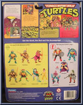 Leonardo from Teenage Mutant Ninja Turtles - Classic Collection - 25th Anniversary manufactured by Playmates [Back]
