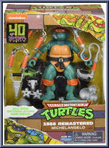 1988 Remastered Michelangelo from Teenage Mutant Ninja Turtles - Classic Collection - 40th Anniversary manufactured by Playmates [Front]
