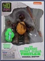 Original Sketch Donatello from Teenage Mutant Ninja Turtles - Classic Collection - 40th Anniversary manufactured by Playmates [Front]