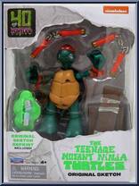 Original Sketch Michelangelo from Teenage Mutant Ninja Turtles - Classic Collection - 40th Anniversary manufactured by Playmates [Front]