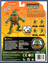 Raphael (2003 Series) from Teenage Mutant Ninja Turtles - Classic Collection - 2003 Reissue manufactured by Playmates [Back]