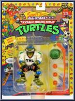 Sewer Sports All-Stars:  Slap Shot Leo from Teenage Mutant Ninja Turtles - Classic Collection - 40th Anniversary manufactured by Playmates [Front]