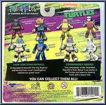 Dark Horizons Raphael / Commander Mozar from Teenage Mutant Ninja Turtles - Minimates - Wave 4 manufactured by Diamond Select [Back]