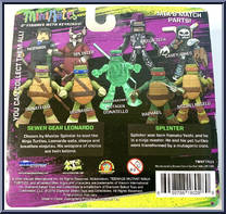 Sewer Gear Leonardo / Splinter from Teenage Mutant Ninja Turtles - Minimates - Wave 2 manufactured by Diamond Select [Back]