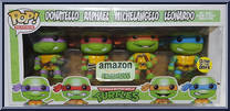 4-Pack (Glow in the Dark) from Teenage Mutant Ninja Turtles - Pop! Vinyl Figures manufactured by Funko [Front]