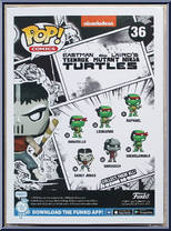 Casey Jones (Black & White) (Chase) from Teenage Mutant Ninja Turtles - Eastman and Laird's Pop! manufactured by Funko [Back]