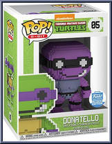 Donatello (Neon) (8-Bit) from Teenage Mutant Ninja Turtles - Pop! Vinyl Figures manufactured by Funko [Front]