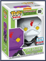 Foot Soldier (White) (8-Bit) from Teenage Mutant Ninja Turtles - Pop! Vinyl Figures manufactured by Funko [Front]