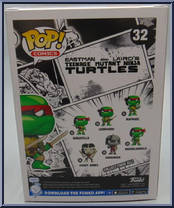 Leonardo from Teenage Mutant Ninja Turtles - Eastman and Laird's Pop! manufactured by Funko [Back]
