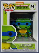Leonardo (8-Bit) from Teenage Mutant Ninja Turtles - Pop! Vinyl Figures manufactured by Funko [Front]