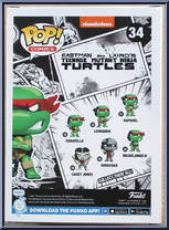 Michelangelo from Teenage Mutant Ninja Turtles - Eastman and Laird's Pop! manufactured by Funko [Back]