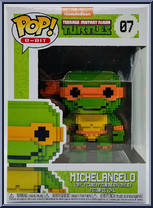 Michelangelo (8-Bit) from Teenage Mutant Ninja Turtles - Pop! Vinyl Figures manufactured by Funko [Front]