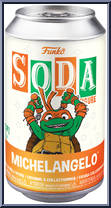 Michelangelo (Mutant Mayhem) from Teenage Mutant Ninja Turtles - Soda manufactured by Funko [Front]
