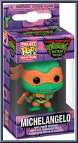 Michelangelo from Teenage Mutant Ninja Turtles - Mutant Mayhem Pop! Keychains manufactured by Funko [Front]