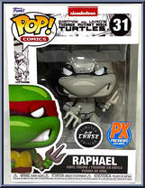 Raphael (Black & White) (Chase) from Teenage Mutant Ninja Turtles - Eastman and Laird's Pop! manufactured by Funko [Front]